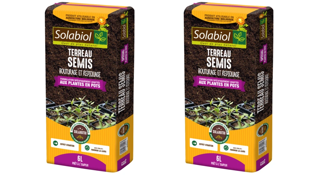 Solabiol Tersemi6x2 | 2 Terreaux Semis Ultra Fin | Tourbe Et Fibres De Coco | M 1 Solabiol Tersemi6x2 | 2 Terreaux Semis Ultra Fin | Tourbe Et Fibres De Coco | M