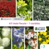 Kit Haie Fleurie 7 Variétés - Lot De 7 Plants En Godet