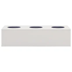 VIDAXL Boîte à Fleurs De Bureau Gris Clair 90x40x23 Cm Acier -Promos Jardesia Magasin 6498c6fdb19cd2.83511021