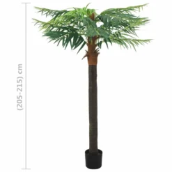 VIDAXL Palmier Phoenix Artificiel Avec Pot 215 Cm Vert -Promos Jardesia Magasin 8605bcd7403a12e9