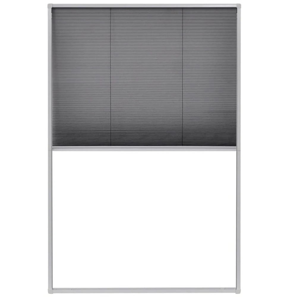 VIDAXL Moustiquaire Plissée Pour Fenêtre Aluminium 80 X 120 Cm 1 VIDAXL Moustiquaire Plissée Pour Fenêtre Aluminium 80 X 120 Cm
