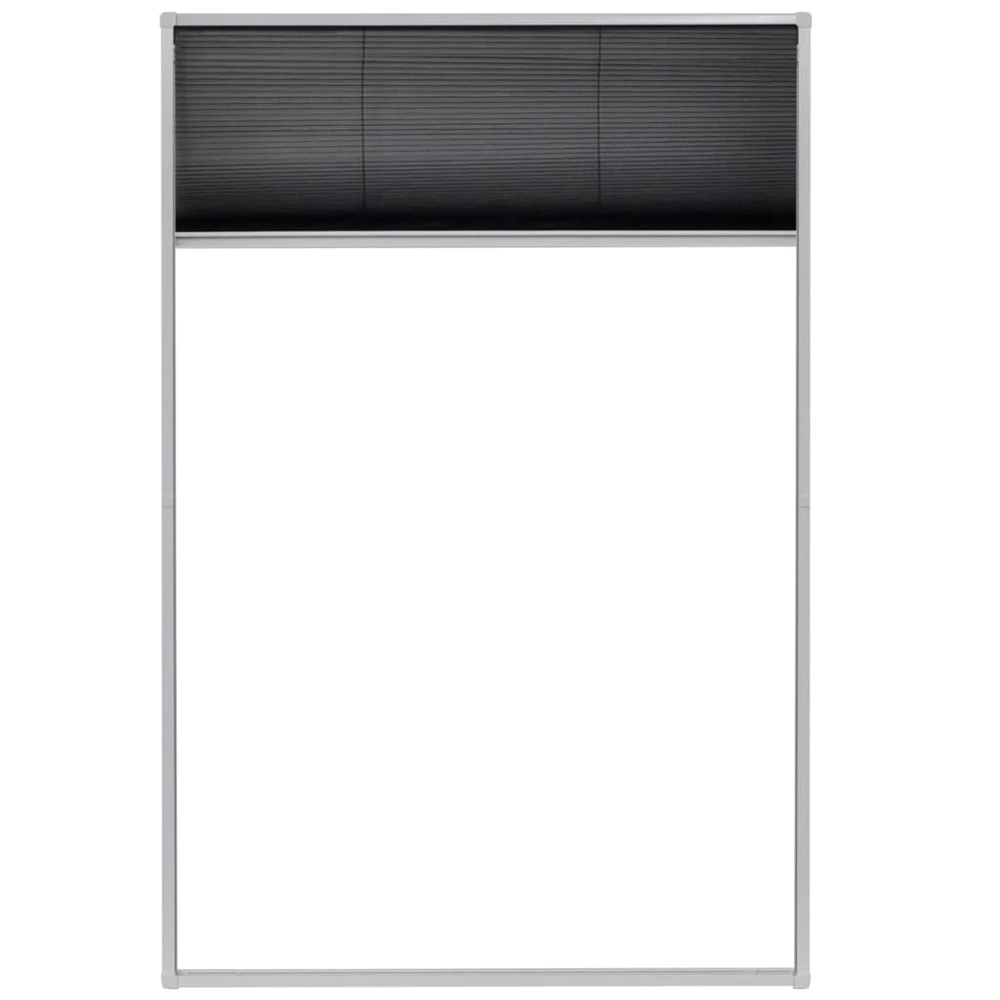 VIDAXL Moustiquaire Plissée Pour Fenêtre Aluminium 80 X 120 Cm 3 VIDAXL Moustiquaire Plissée Pour Fenêtre Aluminium 80 X 120 Cm – Image 3