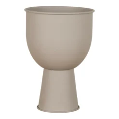 Amalfi Flowerpot Pot De Fleurs En Gris Beige -Promos Jardesia Magasin b72c393f1d921239