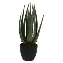 Progarden Plante Artificielle En Pot Aloe Vera 25x45 Cm