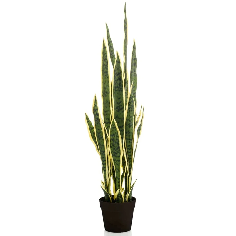 Emerald Plante Artificielle Sanseveria En Pot En Plastique 97 Cm 2 Emerald Plante Artificielle Sanseveria En Pot En Plastique 97 Cm – Image 2